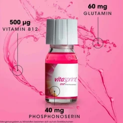 vitasprint B12 Trinkfläschchen mit Vitamin B12 für mehr Energie, 2X30 St