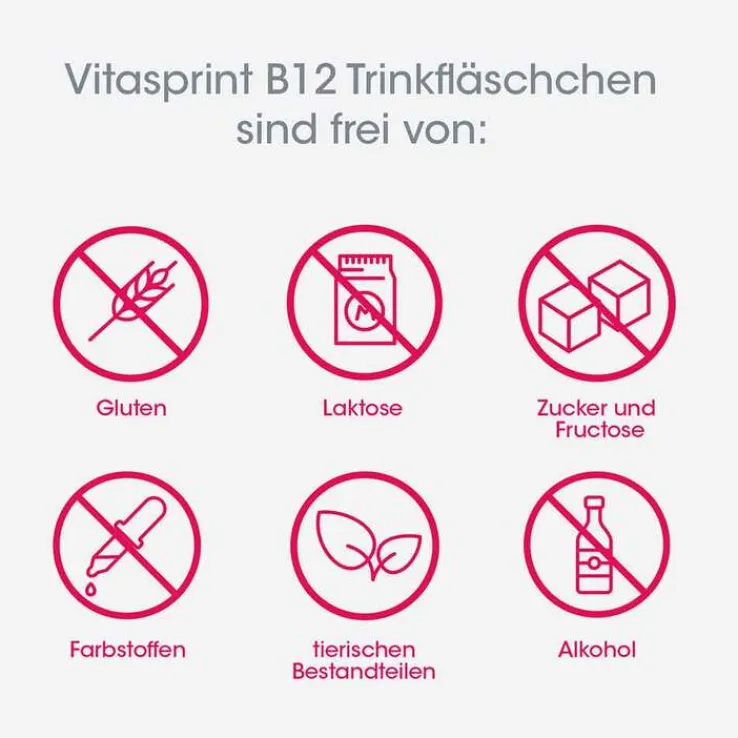 vitasprint B12 Trinkfläschchen mit Vitamin B12 für mehr Energie, 100 St