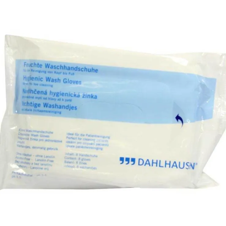 Waschhandschuhe waschen ohne, 8 St