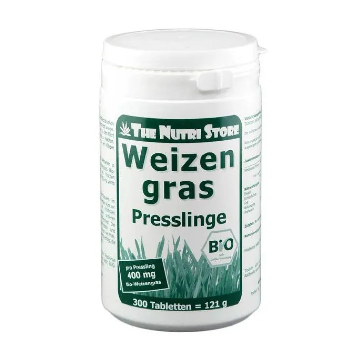 Weizengras 400 mg Bio Presslinge, 300 St