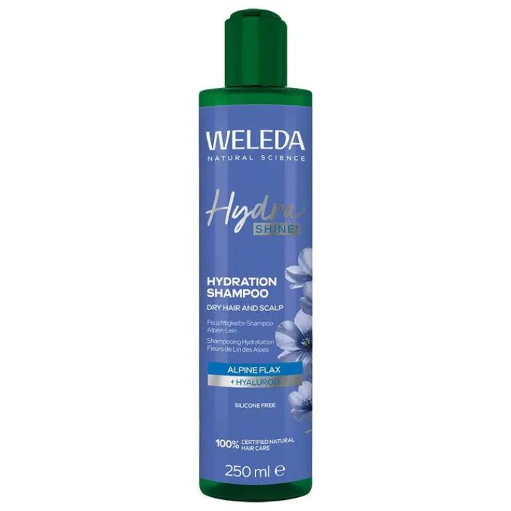 Weleda Hydra Shine Feuchtigkeits-Shampoo Alpen-Lein, 250 ml