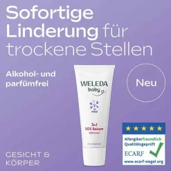 Weleda 3in1 SOS Balsam weiße Malve, 50 ml