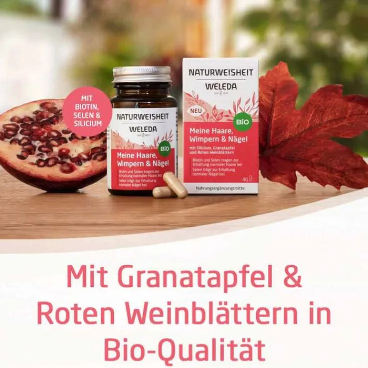 Weleda Naturweisheit Meine Haare Wimpern & Nägel Kapseln, 46 St