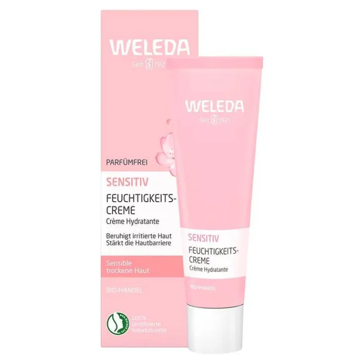 Weleda Sensitiv Feuchtigkeitscreme Mandel, 30 ml