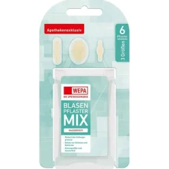 Wepa Blasenpflaster Mix 3 Größen, 6 St