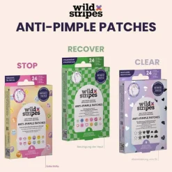 Wild Stripes Anti-Pickel Patches Groovy Recover, 24 St