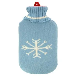Wärmflasche Gummi 2 l mit Rollkragenpullover Bezug, 1 St