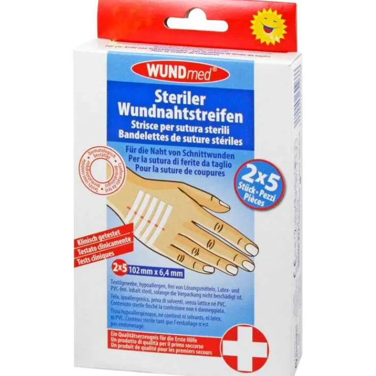 Wundnahtstreifen 6,4x102 mm, 2X5 St