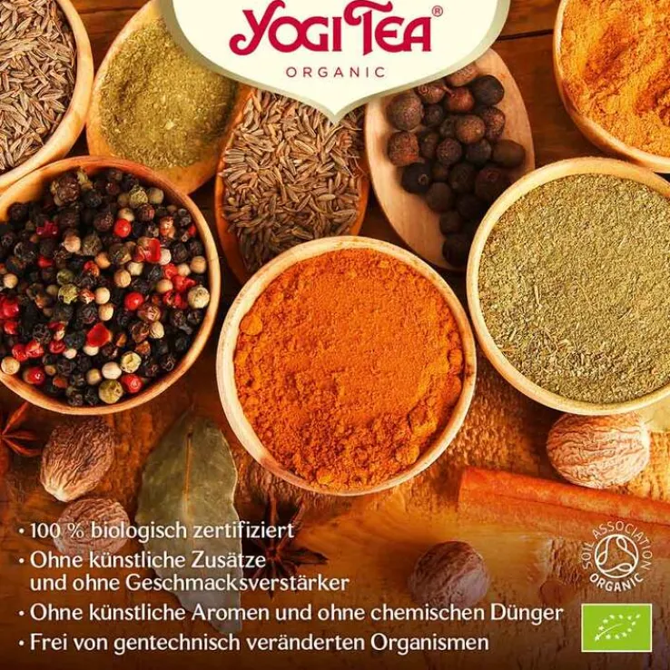 Yogi Tea Ingwer Orange + Vanille Bio, 17X1.8 g
