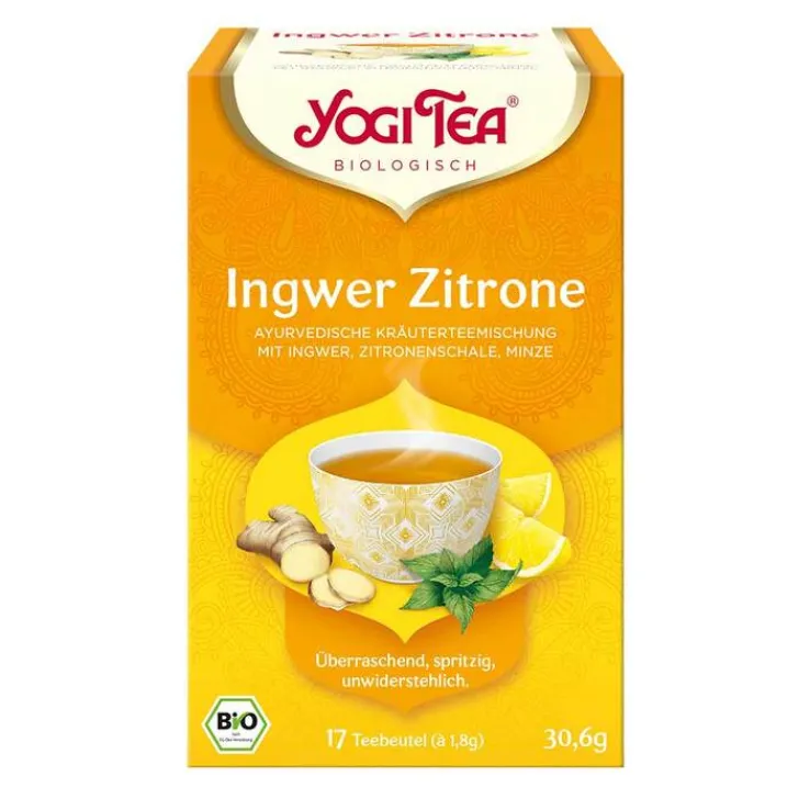 Yogi Tea Ingwer Zitrone Bio, 17X1.8 g