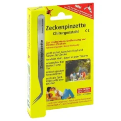 Zeckenpinzette Chirurgenstahl, 1 St