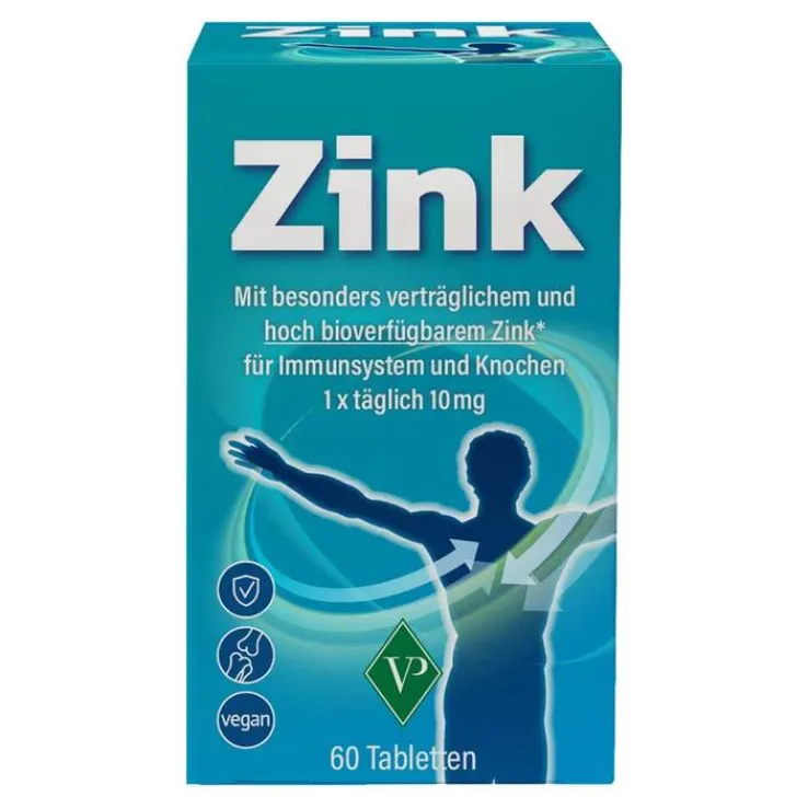 Zink 10 mg Tabletten, 60 St