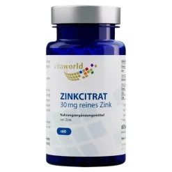 Zinkcitrat 30 mg Kapseln, 60 St